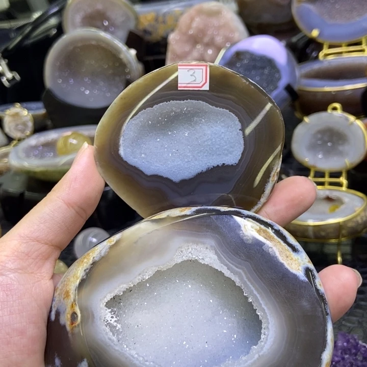 未镶嵌珠宝半成品水晶聚宝盆