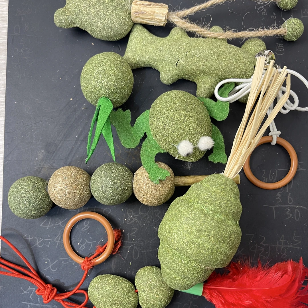 猫薄荷葡萄串猫咪自嗨创意逗猫棒磨牙玩具