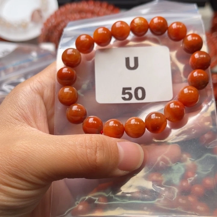 南红玛瑙未镶嵌多样性发货默认微瑕称重10mm