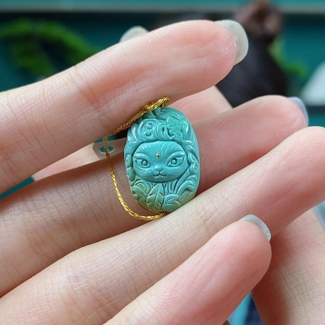 未镶嵌绿松石珠宝奇石