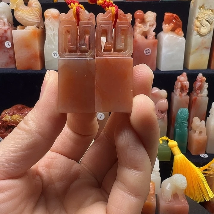 寿山石印石寿山石手工雕刻