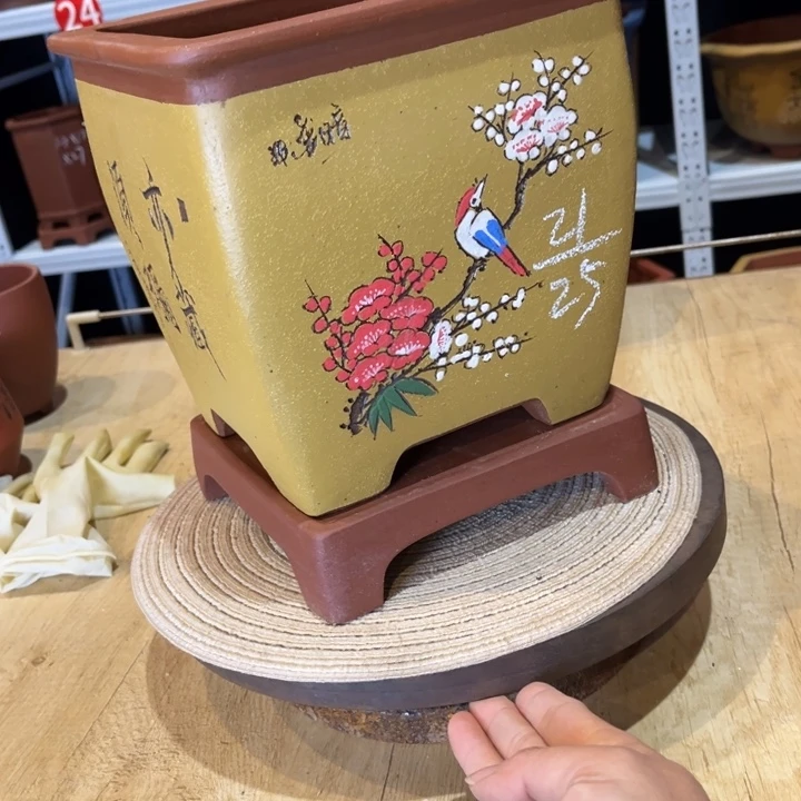 紫砂花盆紫砂花盆