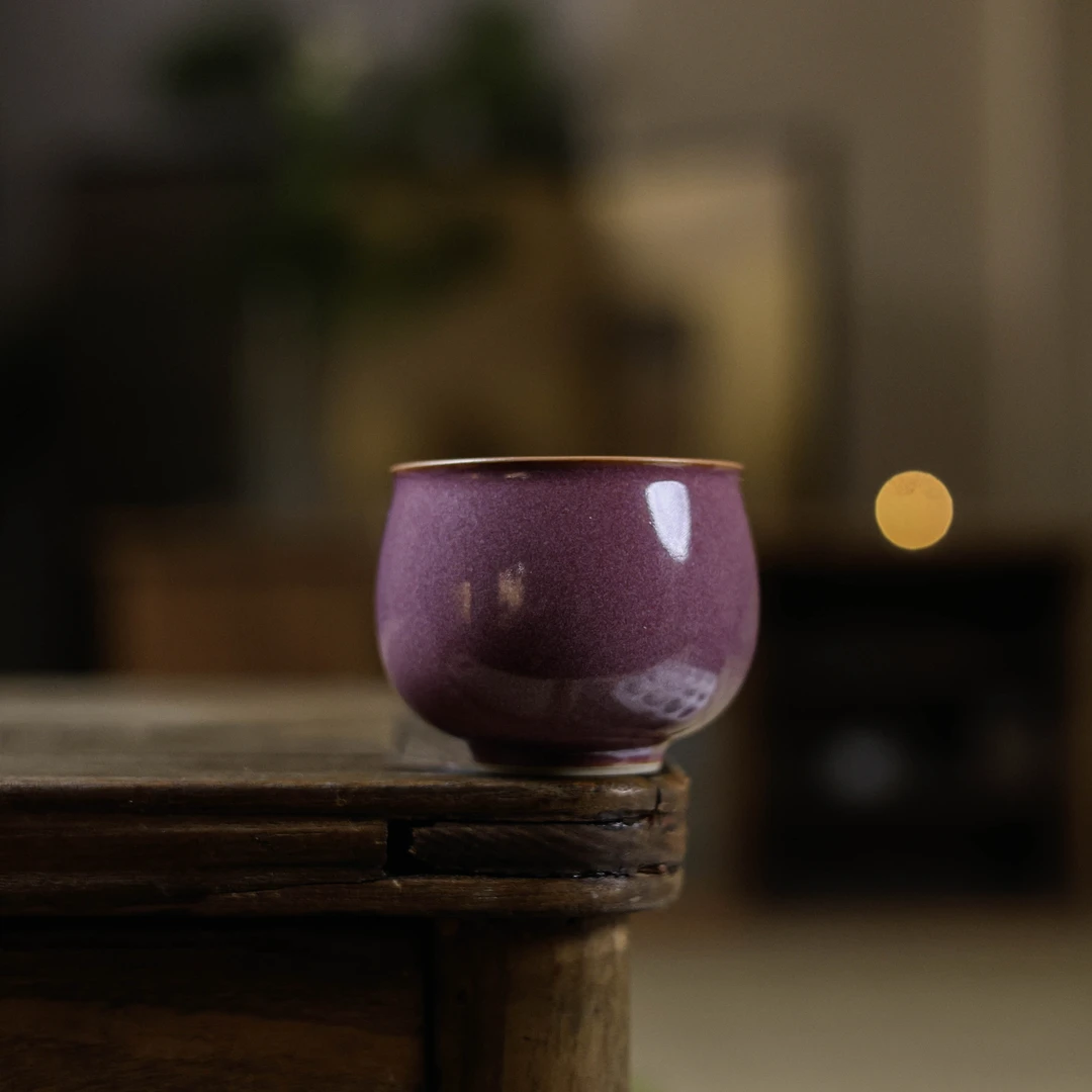 【见珊】紫色-黄丽君-曲腹杯（黄丽君S0163）