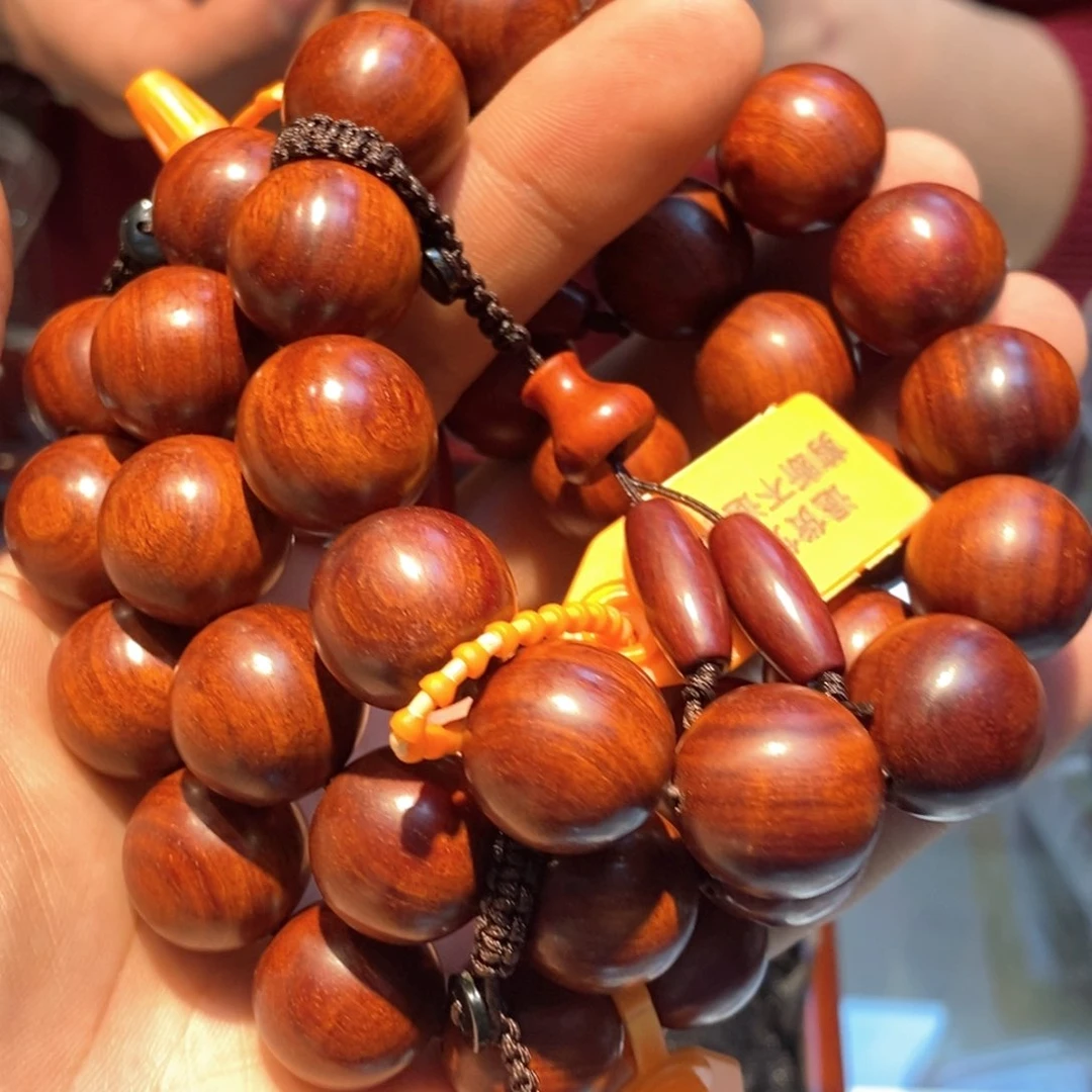 小叶紫檀手串/手链1.8鸡血