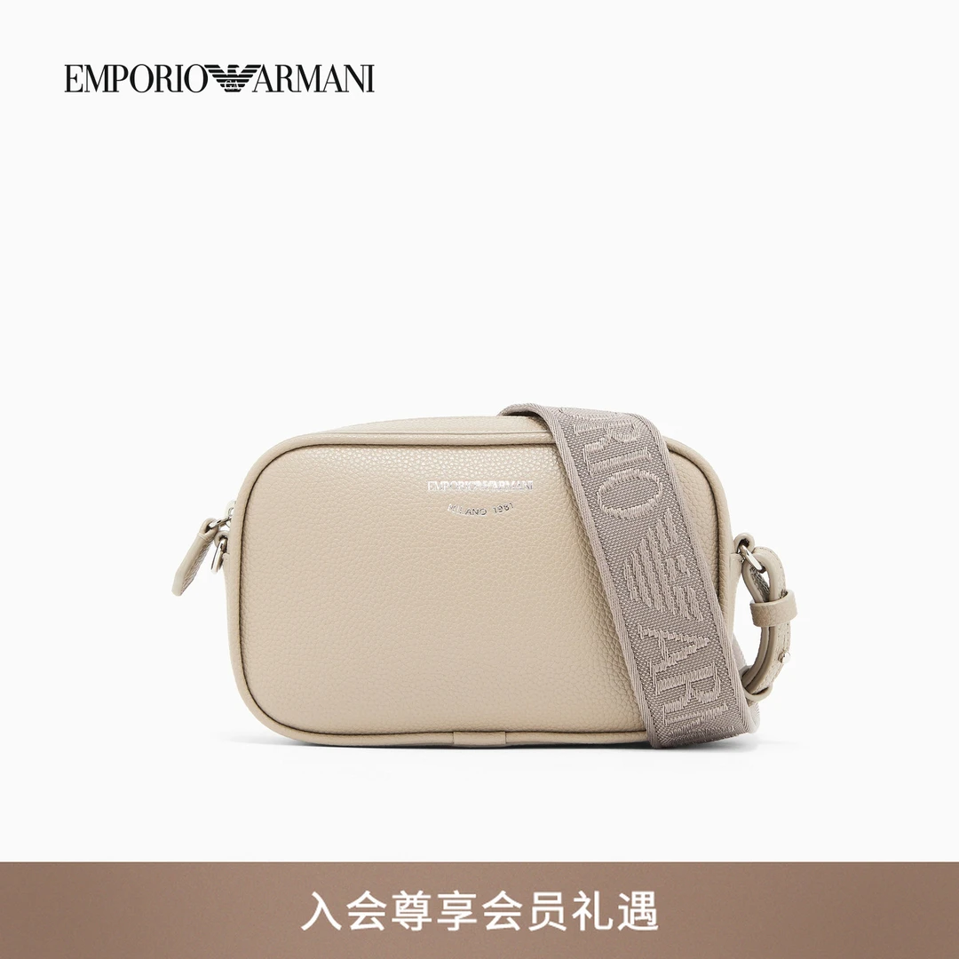 EMPORIO ARMANI/阿玛尼春季新款女士迷你拉链通勤单肩斜挎包官方