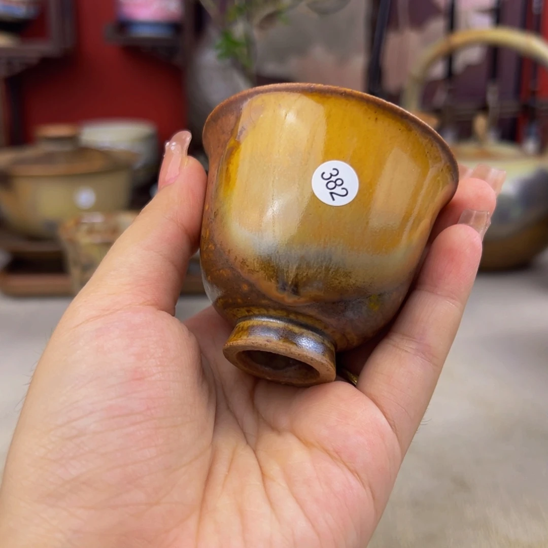 杯纯手工柴烧主人杯