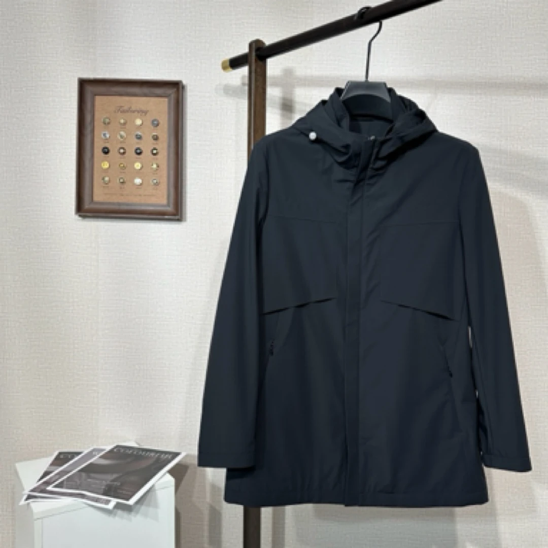 美尔森粉丝福利风衣外套夹克上衣日常通勤休闲上衣373