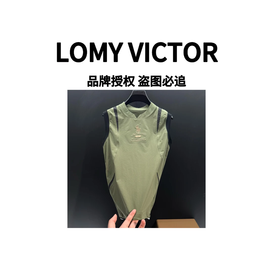 LOMY VICTOR欧洲站顶奢夏季新品背心男女同款NZN1917