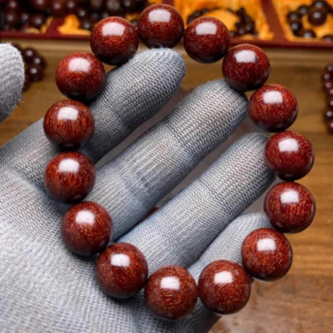 印尼金星紫檀1.5老料泥料爆满真金星高油高密