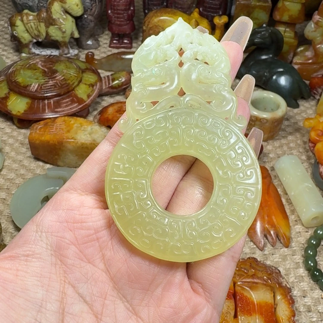 吊坠白玉菩提挂件