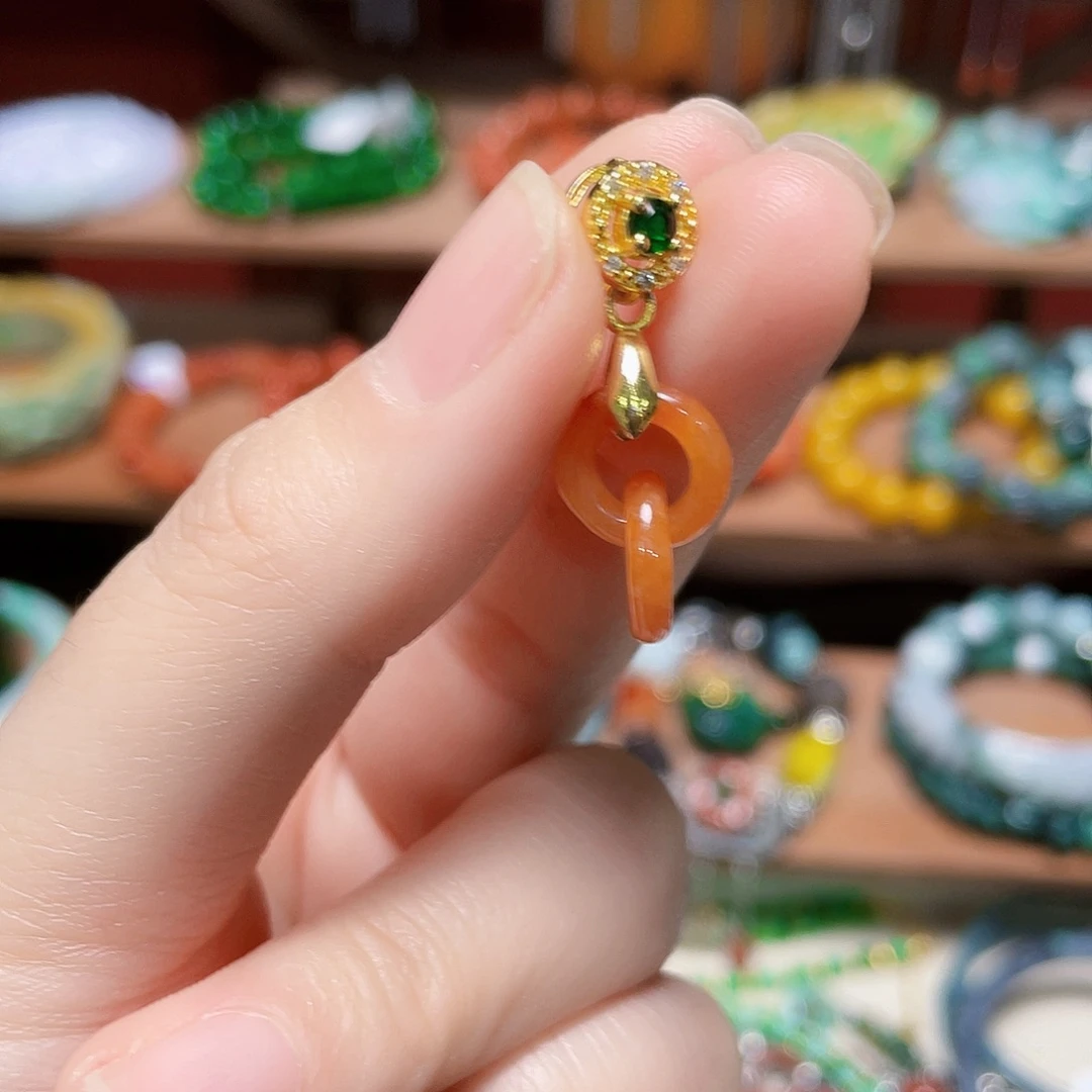 翡翠未镶嵌手链饰品