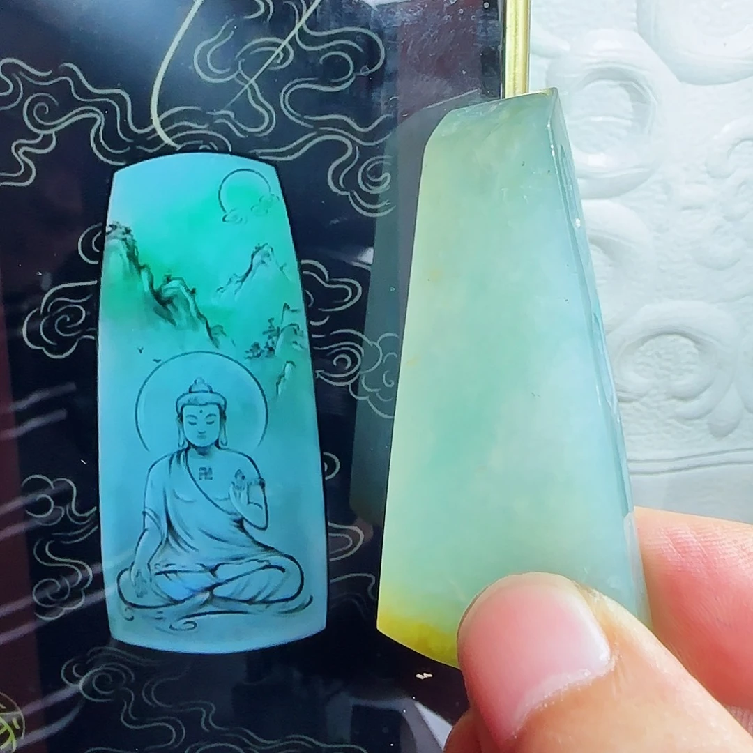 未镶嵌定制翡翠缅甸天然A货翡翠含老师工艺