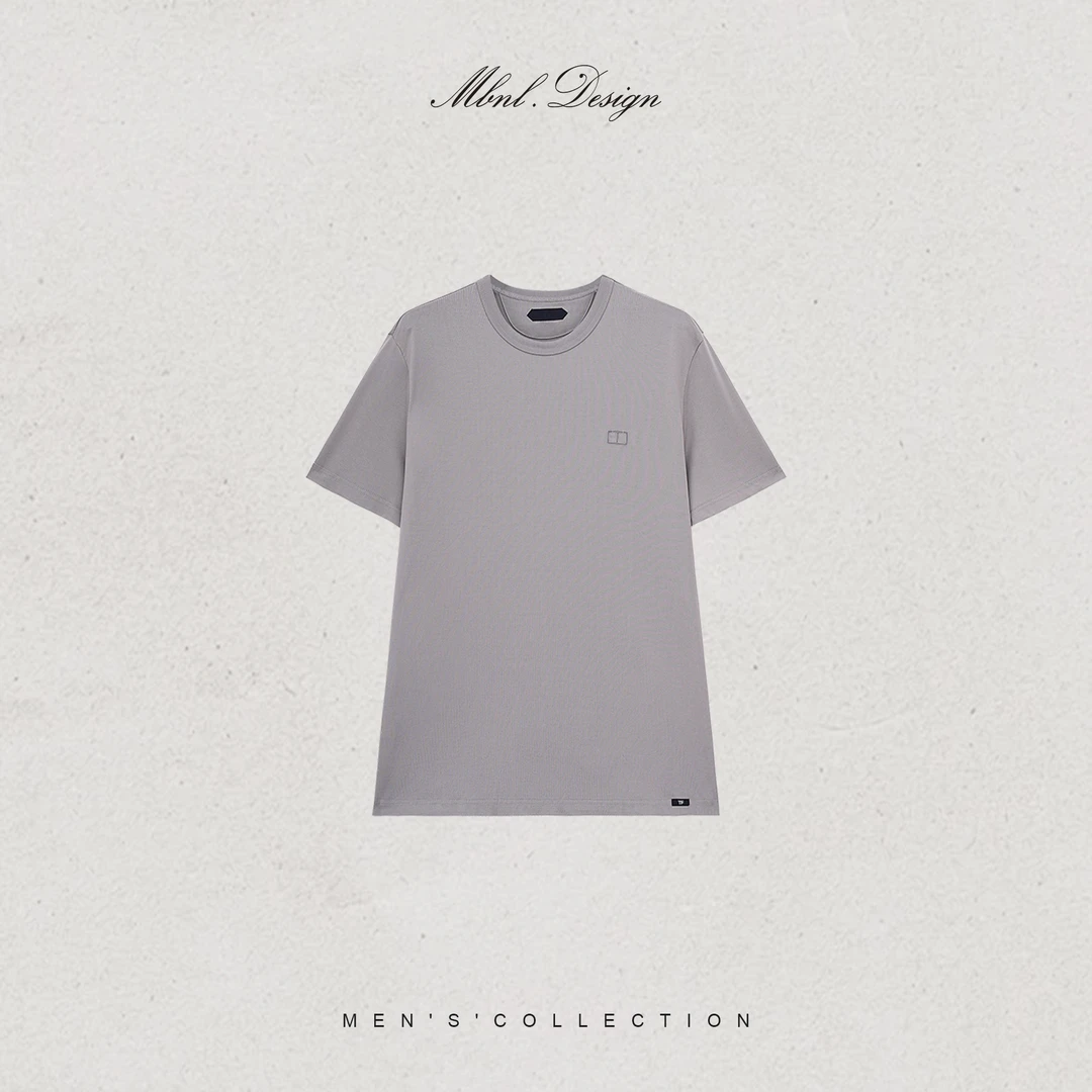 MBNL-F「有机长绒棉」秦磊男装-基础款圆领短袖T恤62423801