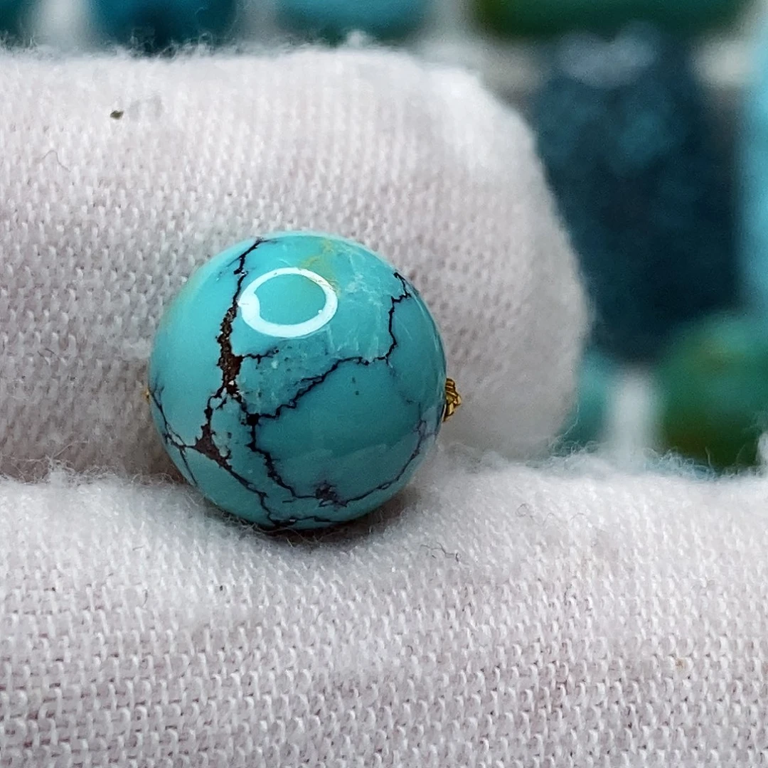 绿松石未镶嵌天然原矿 带武汉地大证书