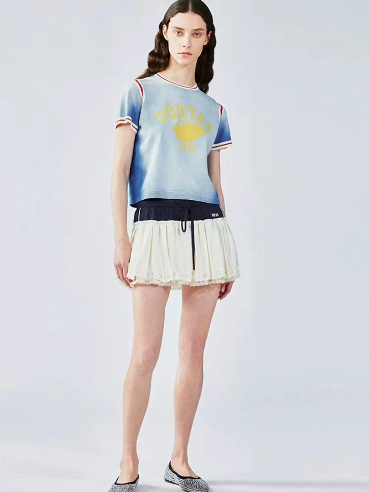 UOOYAA/乌丫2025夏季新款「球衣Remake」毛衫T恤1599