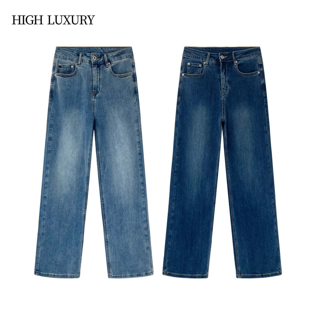 40%棉30%莱赛尔纤维日本进口面料铜氨纤维牛仔裤（230340）2324