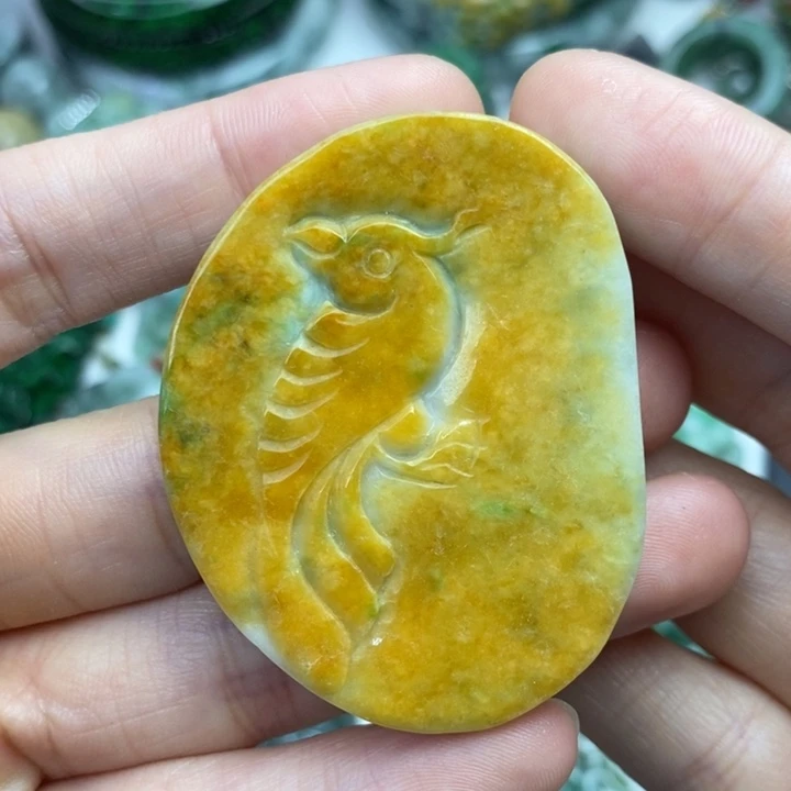 颈饰未镶嵌翡翠吊坠