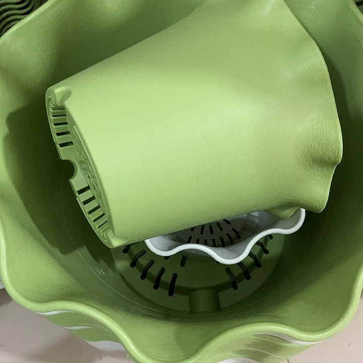 荷叶口16高12绿5个