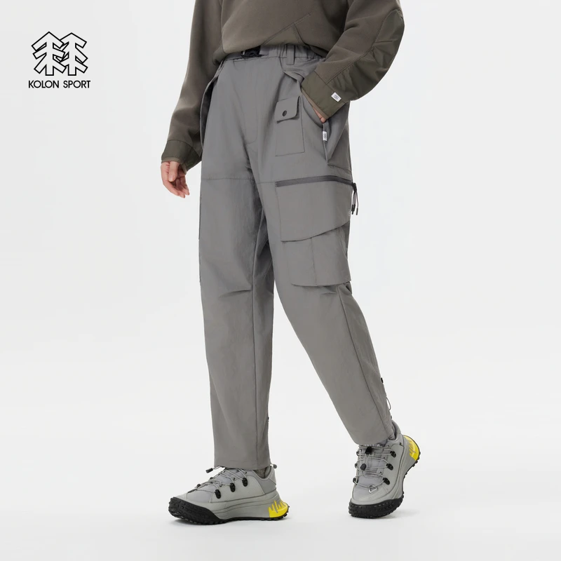 KOLON SPORT可隆户外休闲裤微哈伦男女同款COMFY联名梭织长裤