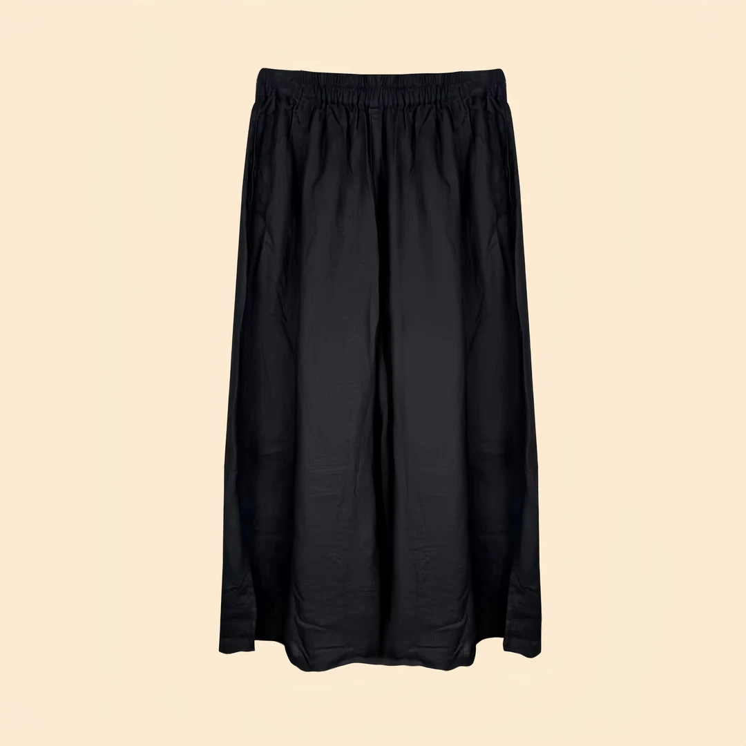 【长裤】夏季新款纯亚麻亲肤舒适宽松版设计款百搭慵懒松弛阔腿裤