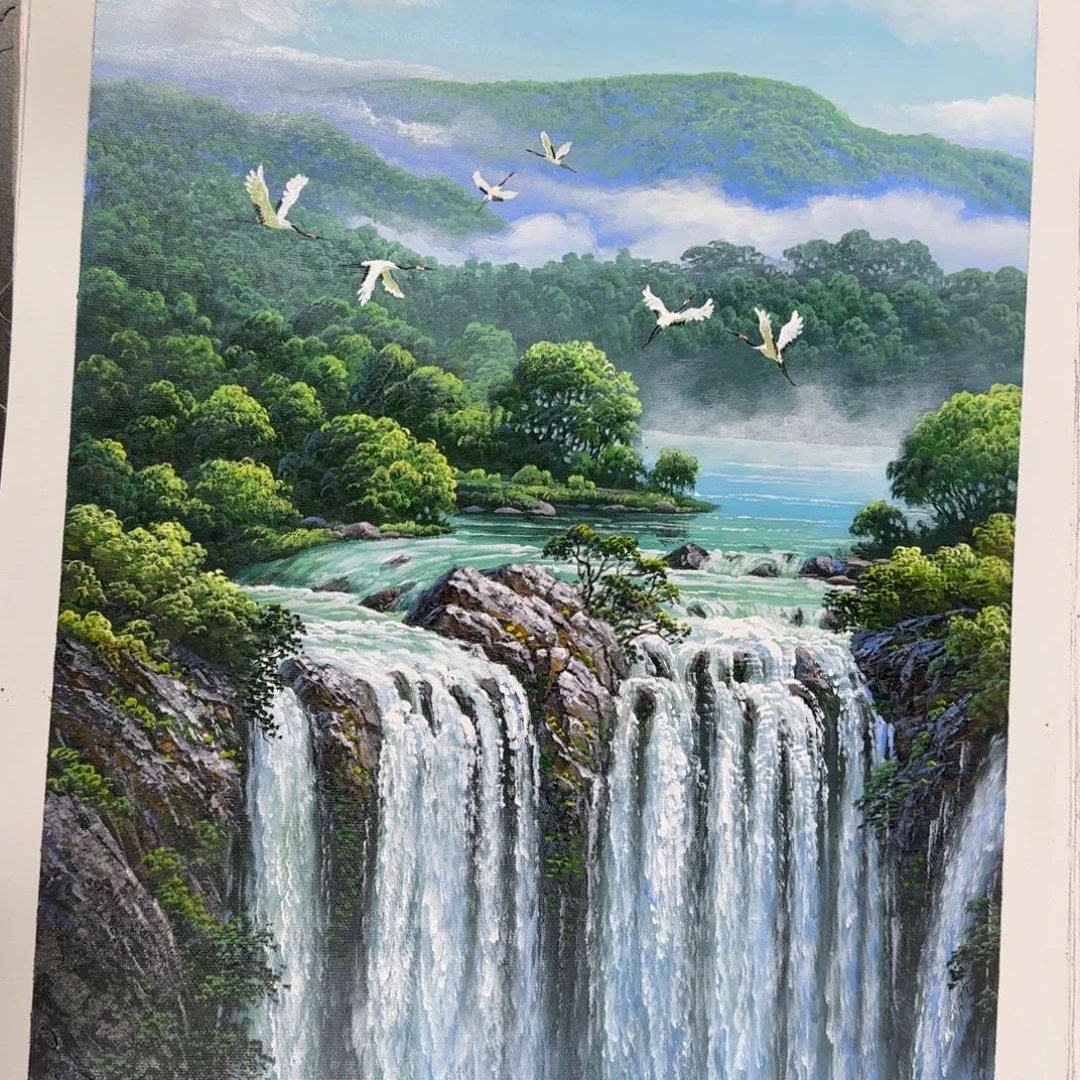 油画加油加油努力加油加油
