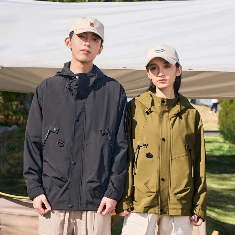 单-5204春秋户外时尚休闲外套