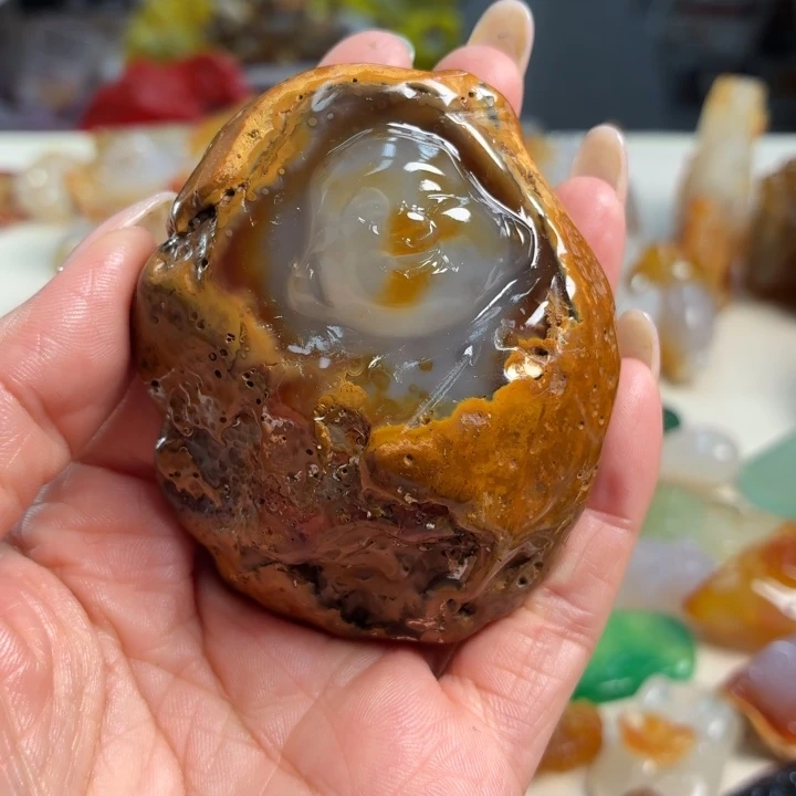 玛瑙/玉髓未镶嵌吊坠(不含链)