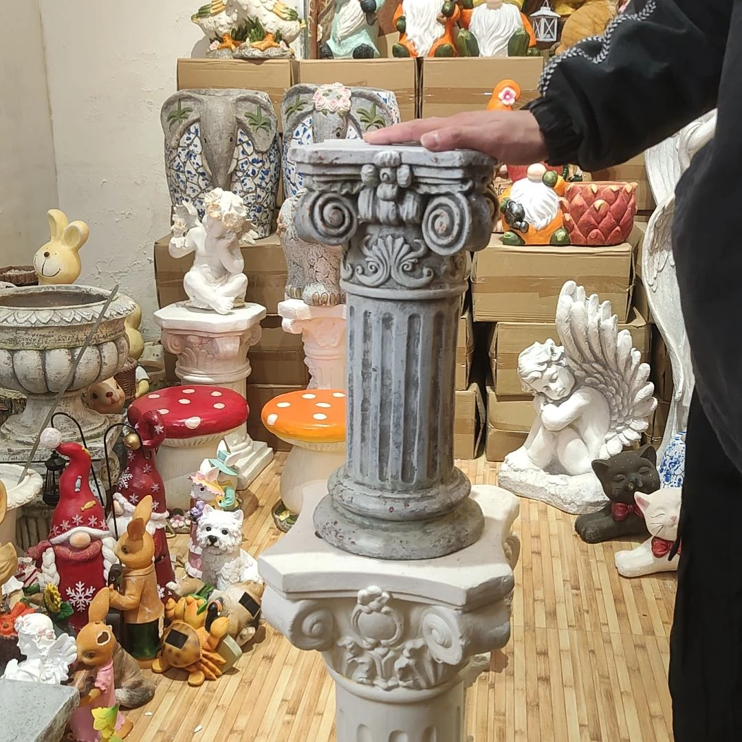 合成树脂复古18号罗马柱摆件