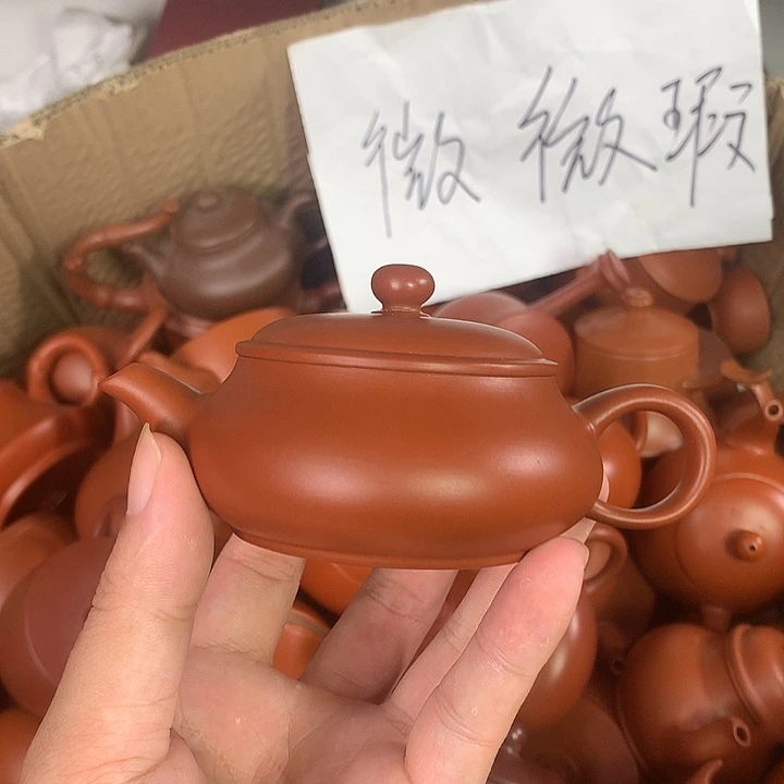原矿朱泥茶具茶壶家用130