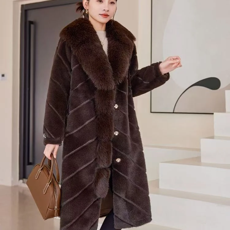私人订制女士貂绒外套气质百搭轻奢D16
