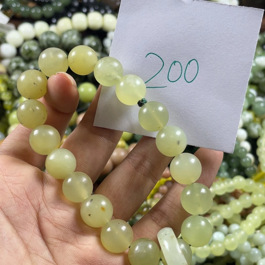 未镶嵌蛇纹石玉手串