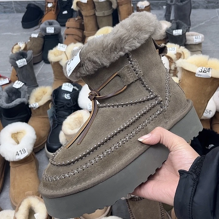 卡其阿尔派厚底39