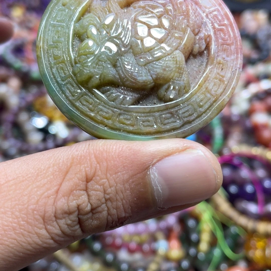 紫晶颈饰银S800镀金镶嵌