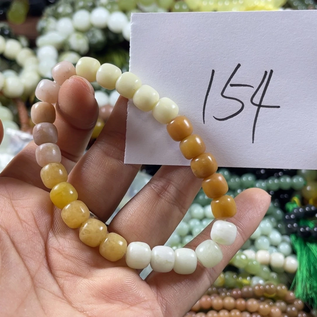 未镶嵌蛇纹石玉手链