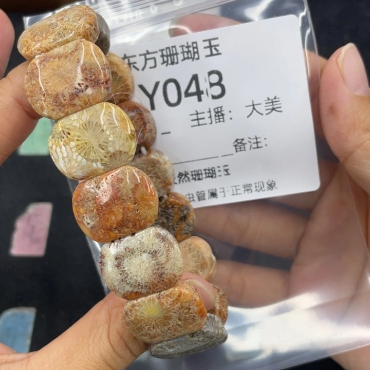 硅化珊瑚（珊瑚玉）合金颈饰