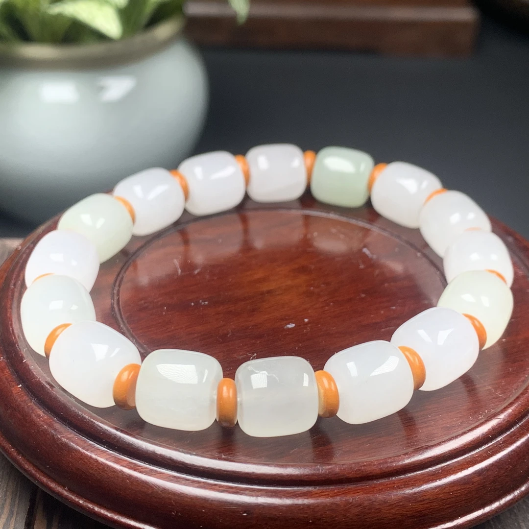 F2863珠宝玉石精选天山翠手串