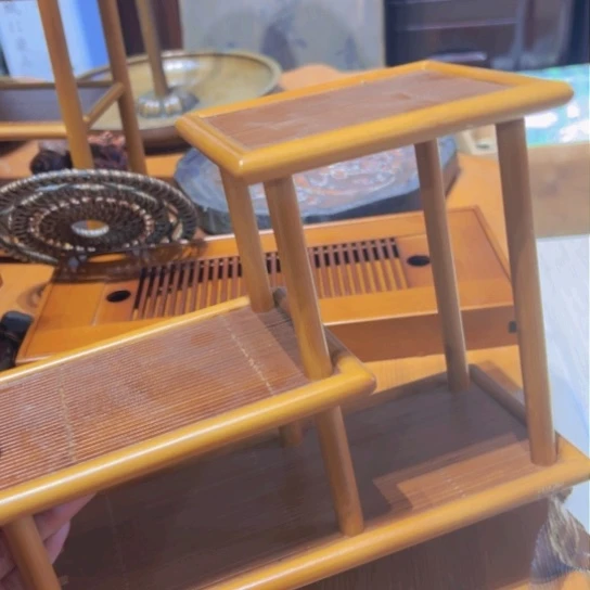 竹中古工艺品摆件