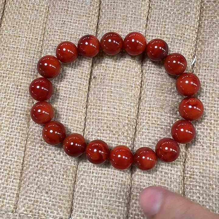 未镶嵌手链南红玛瑙手串原矿南红瓦西高品质双色10加