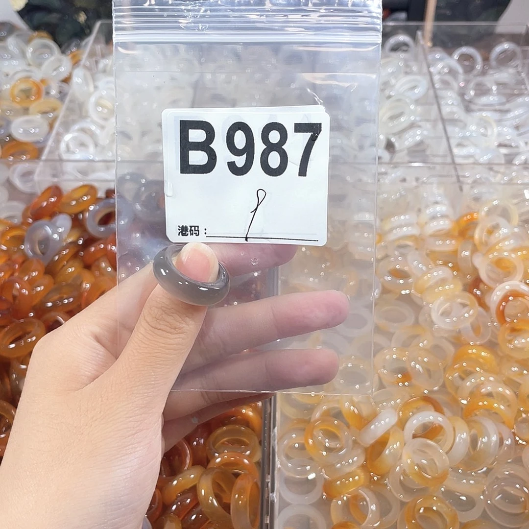 未镶嵌戒指玛瑙/玉髓987