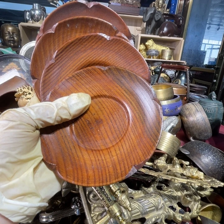 大阪回流铜器摆件30木