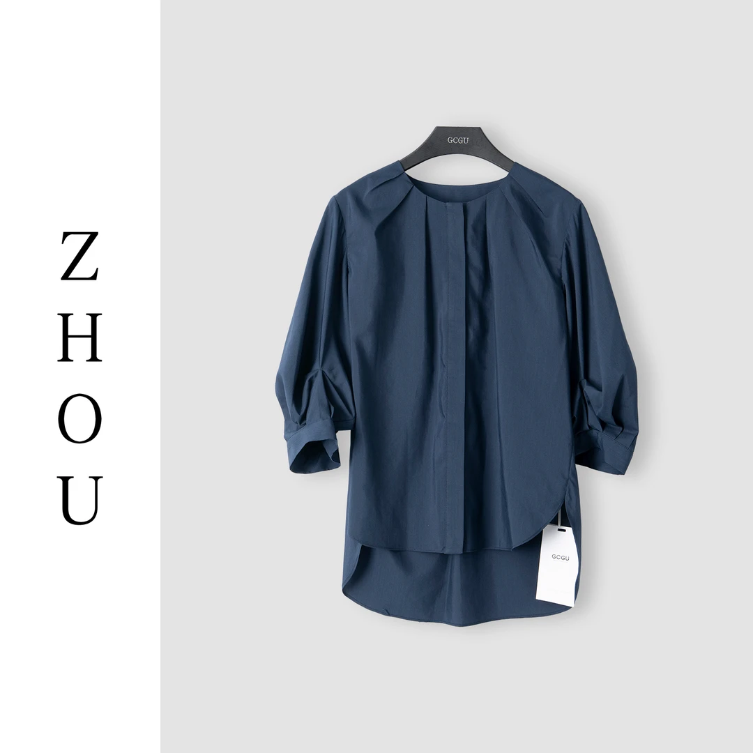 （周哥甄选）藏青色上衣-21931