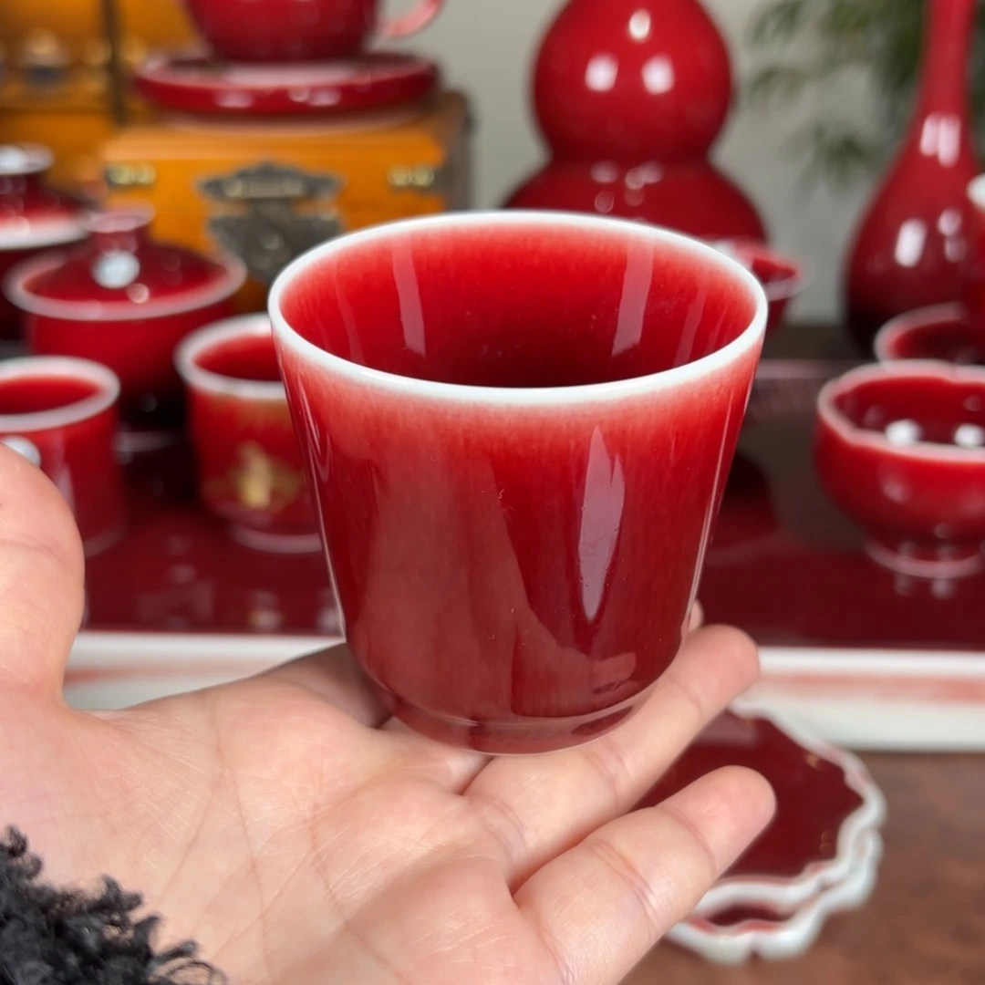 杯子景德镇高温原矿釉