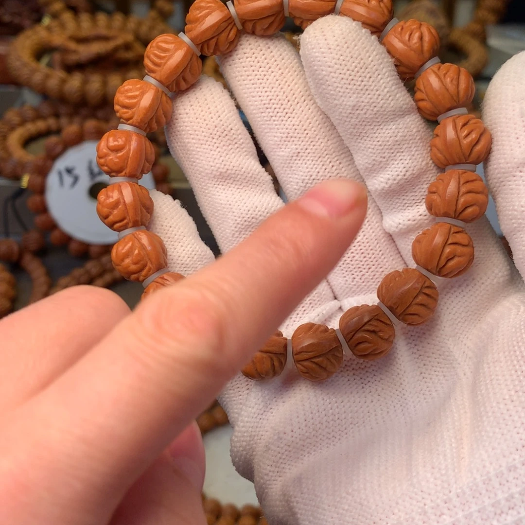 手串桃核秦岭龙纹