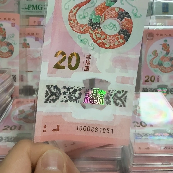 塑料小蛇钞号码000881051