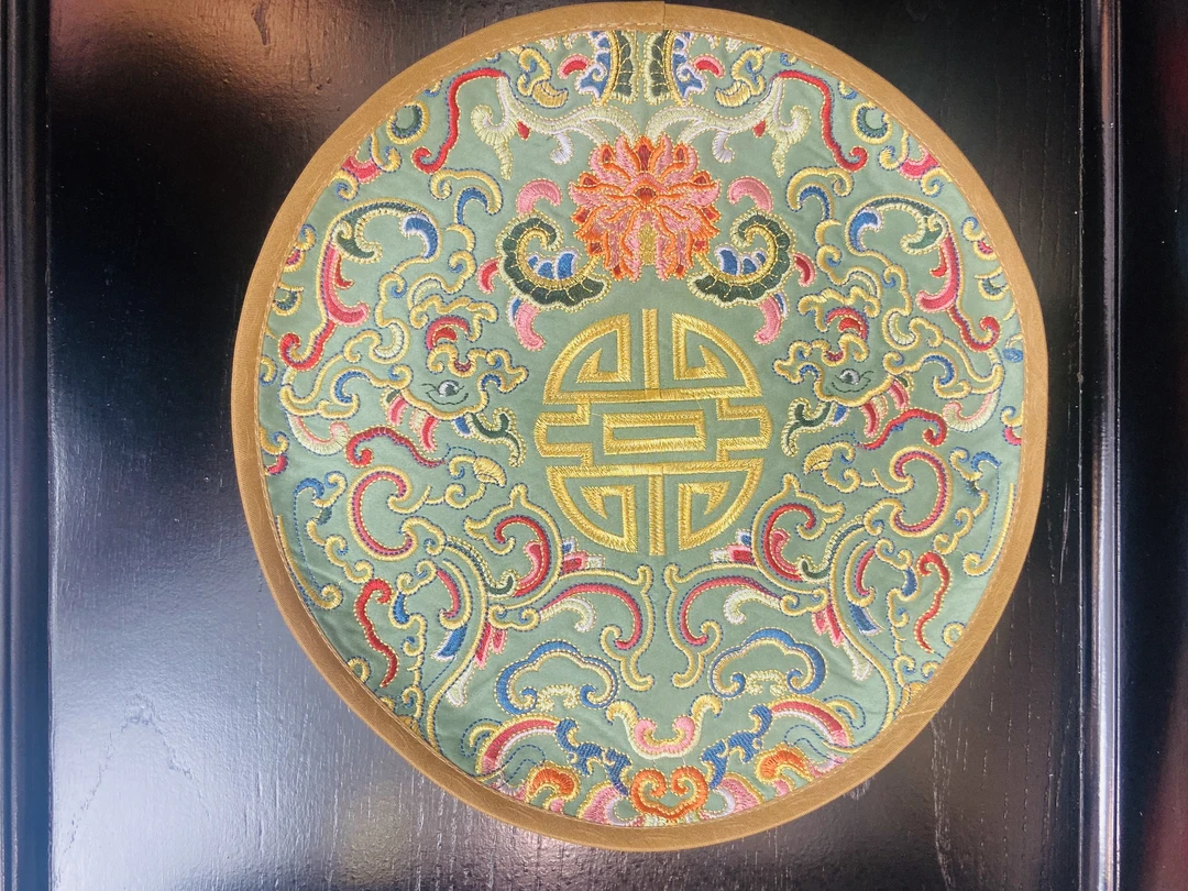 东尚曼媞刺绣定制精致茶杯垫餐垫桌摆垫花盆垫