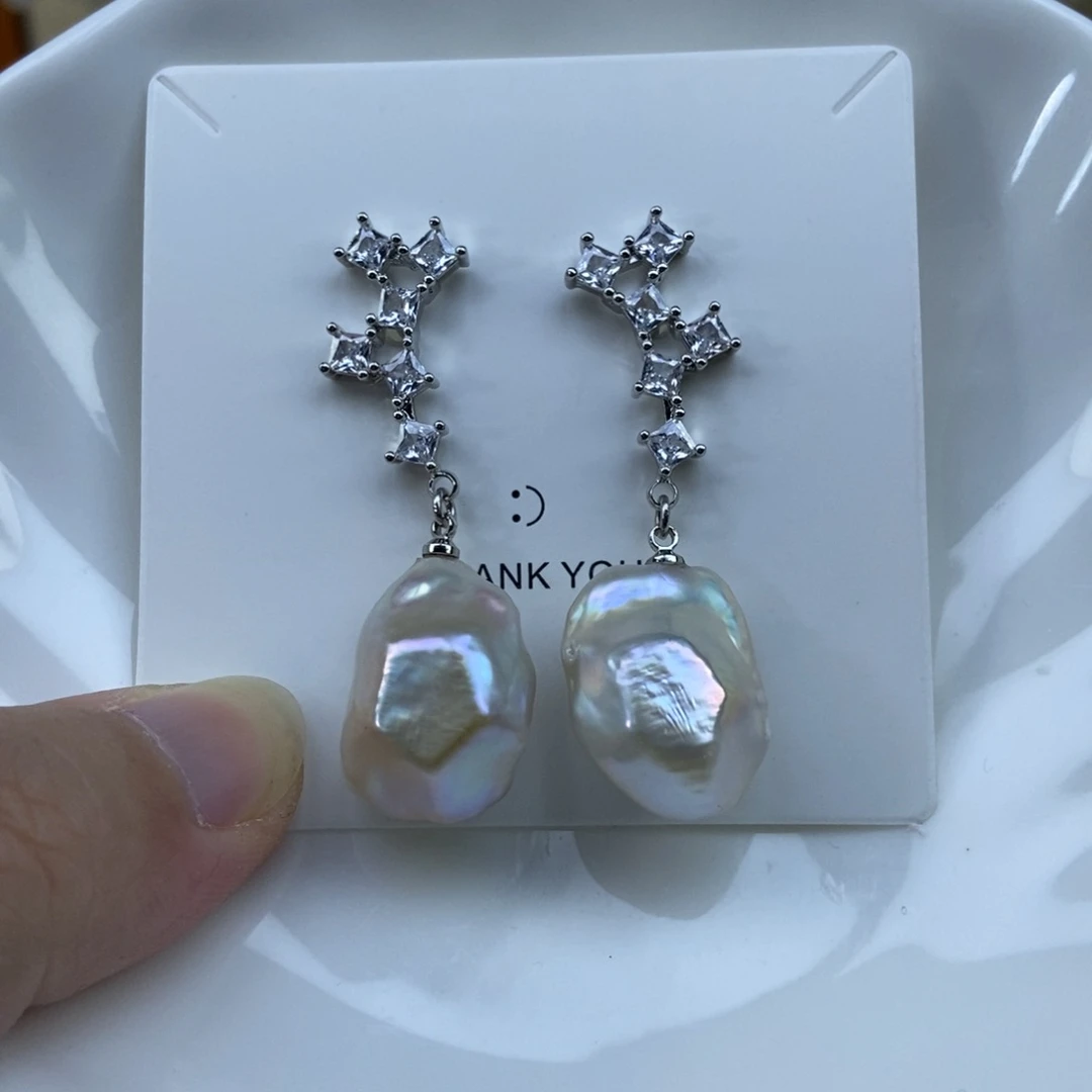 合金淡水珍珠耳饰福利2128