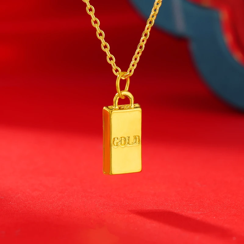 【小云专享】足金999投资金 暴富金砖 BP 90239 （赠合金链）