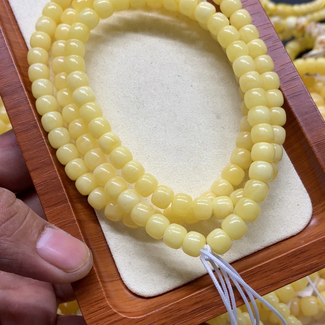 希***️蜜蜡未镶嵌手链蜜蜡