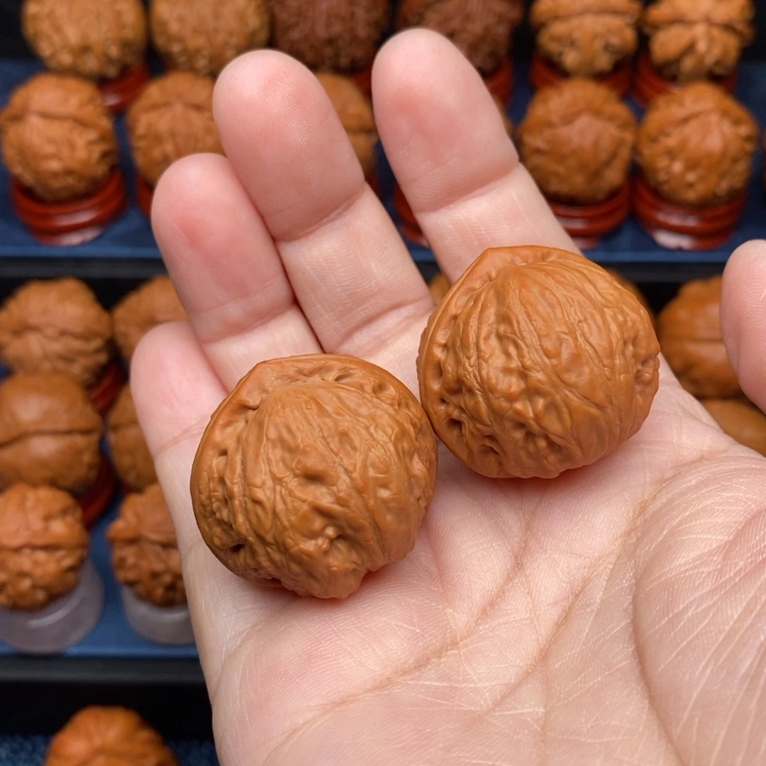 把件文玩核桃假***了手捻