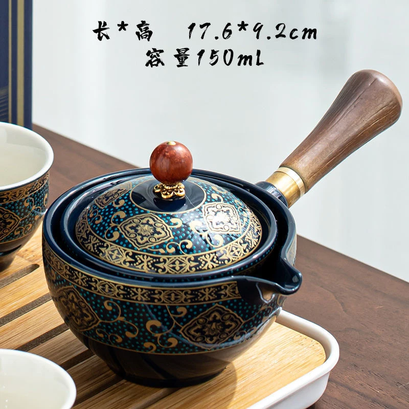 便携式旅行茶具小康泡陶瓷茶壶单壶装创意茶具防烫懒人泡茶神器
